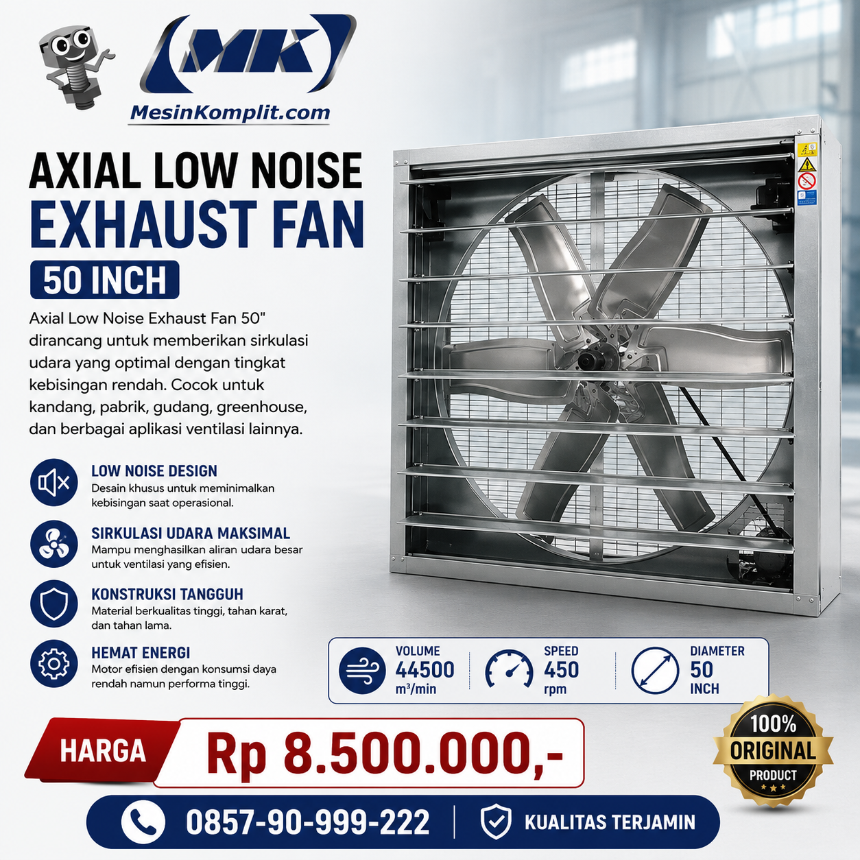 Exhaust Fan Industri Pull...